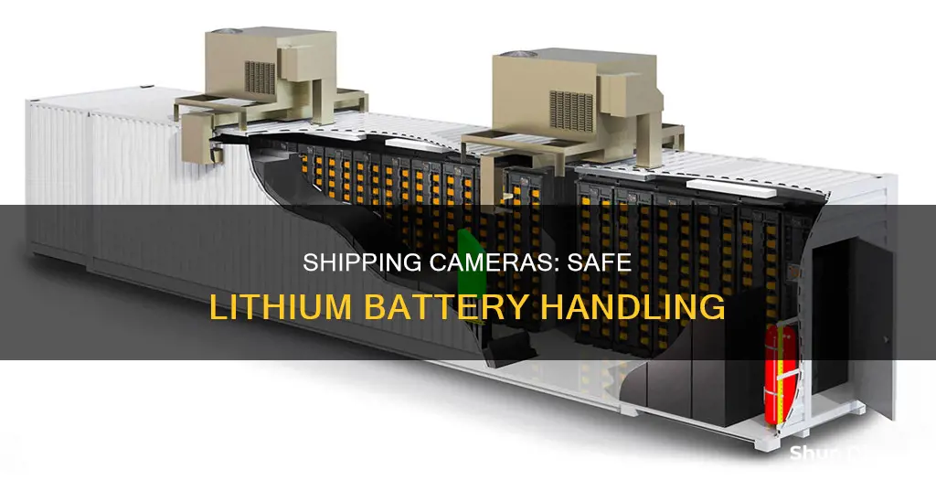 how to ship camera with lithium battery