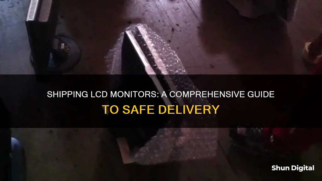 how to ship lcd monitor