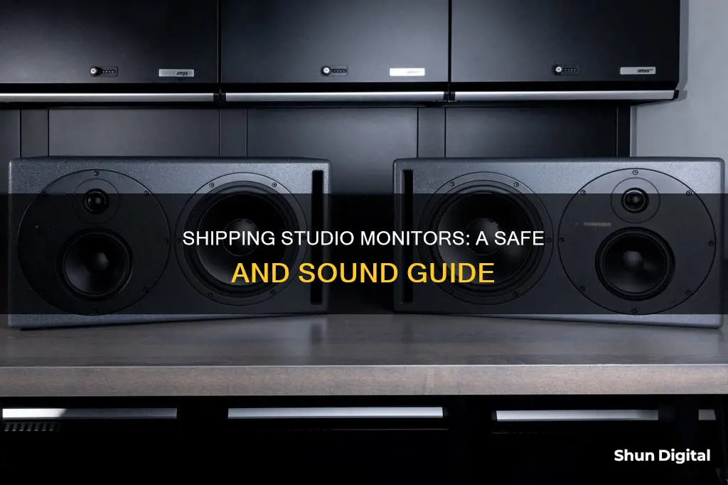 how to ship studio monitors