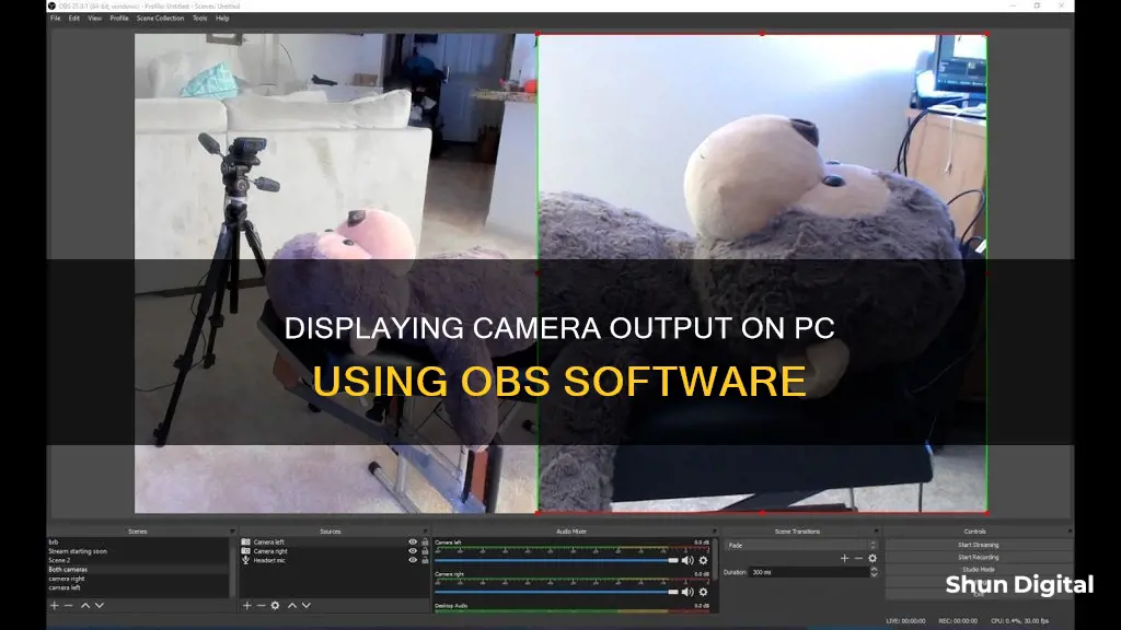 how to show camera screen on computer obs