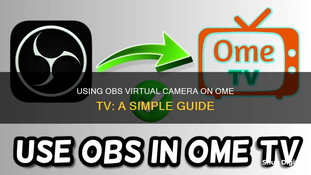 how to show obs virtual camera on ome tv