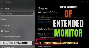 Adjusting Extended Monitor Size: A Simple Guide to Downsizing