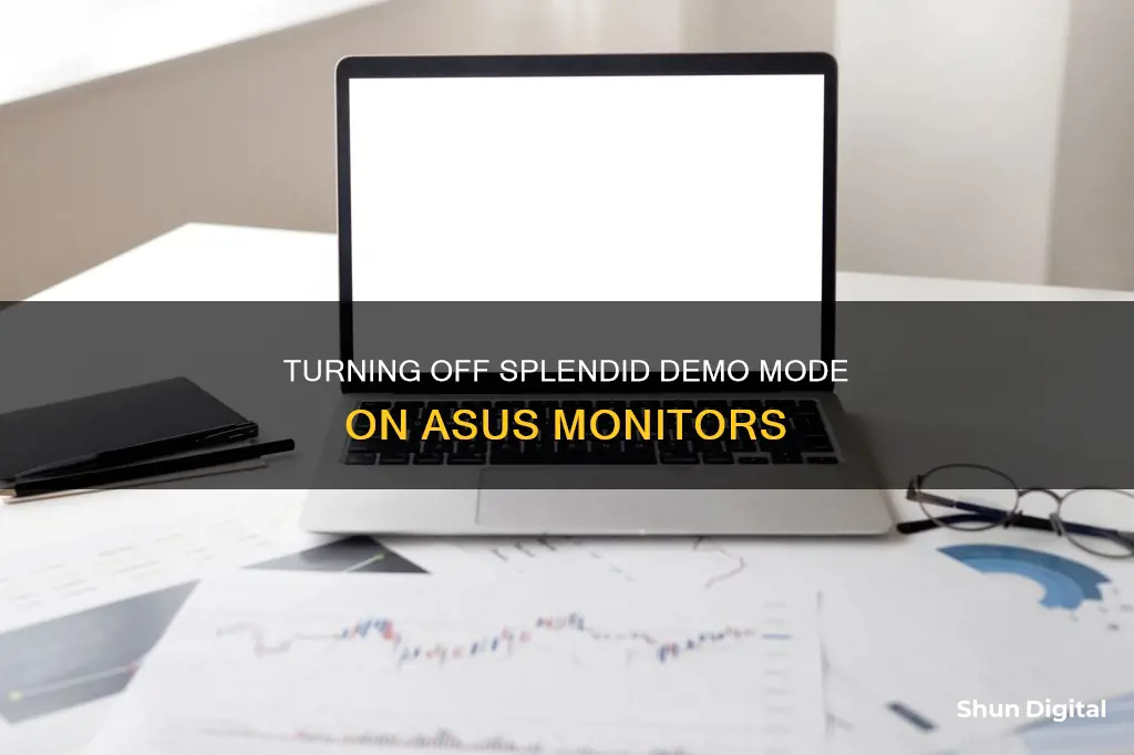 how to shut off splendid demo on asus monitor