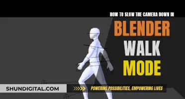 Slowing Camera Movement in Blender: Walk Mode Tips