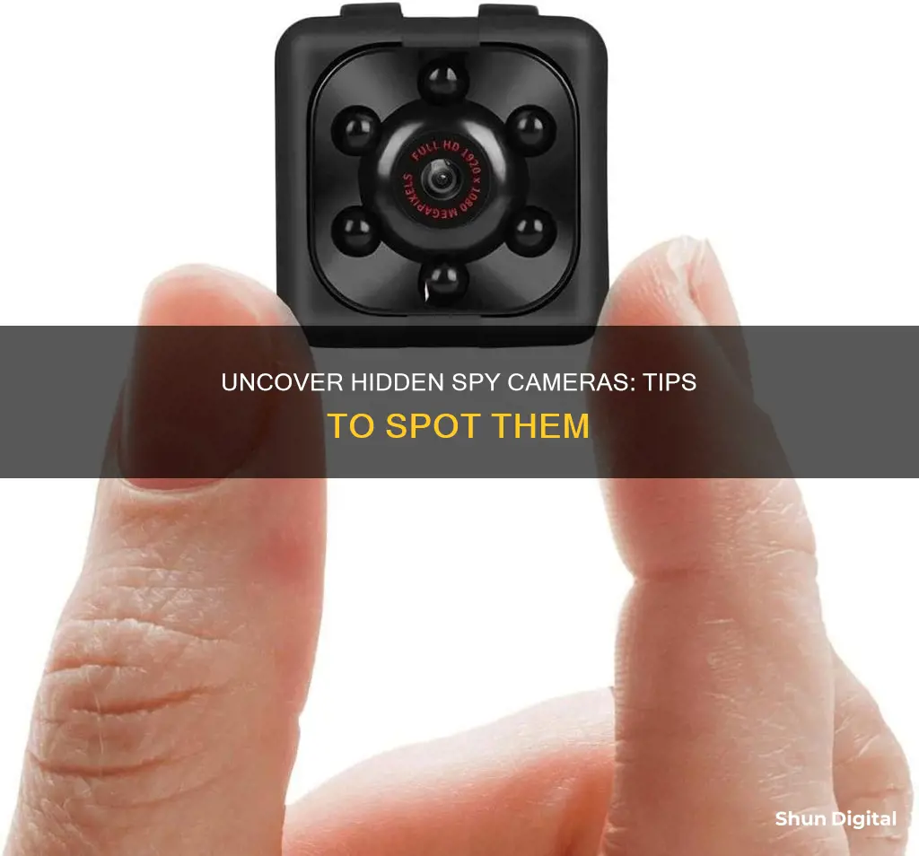 how to spot spy cameras watching you