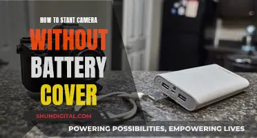 Unlocking Your Camera: Powering On Without the Cover