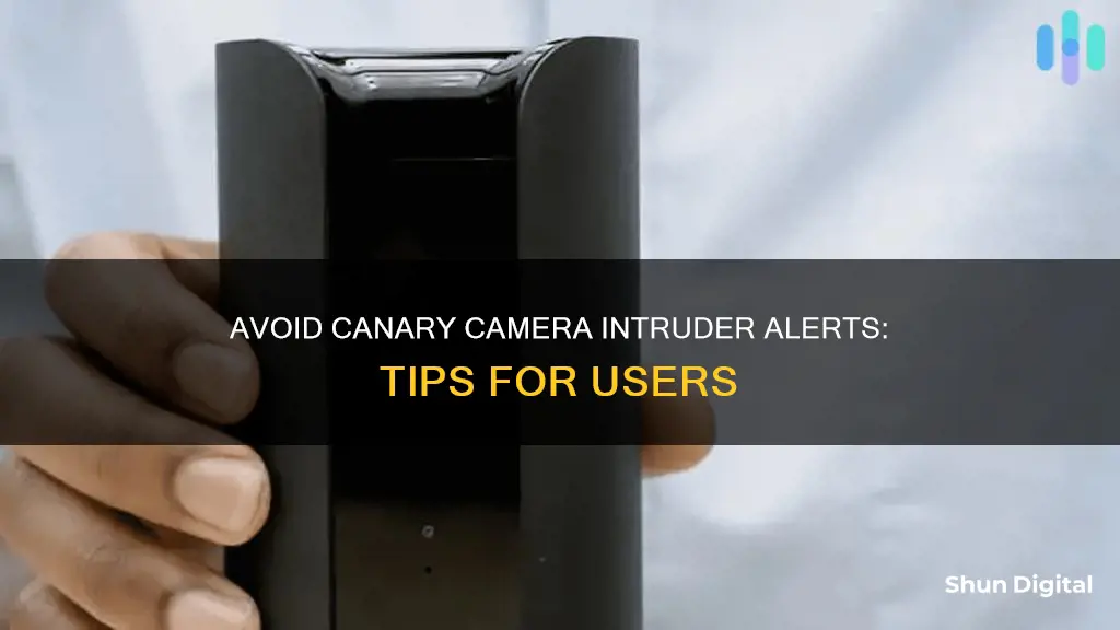 how to stop canary camera from seeing you as intruder