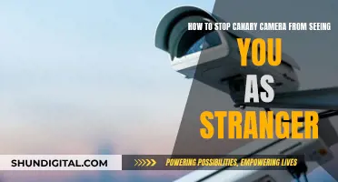 Stop Canary Camera From Identifying You as Stranger