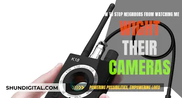 Stop Neighbors Spying: Block Their Camera Views