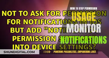 Turn Off Permission Usage Monitor Alerts for Good