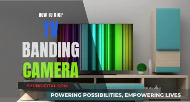 Stop TV Banding: Adjust Camera Settings for Better Quality