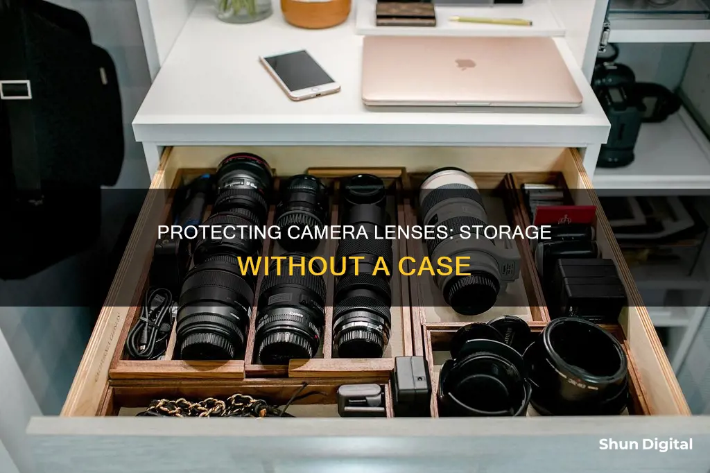 how to store camera lenses without a case