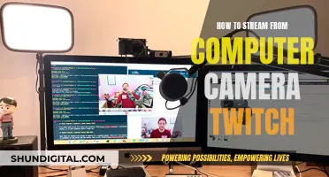 Streaming on Twitch: Using Your Computer Camera