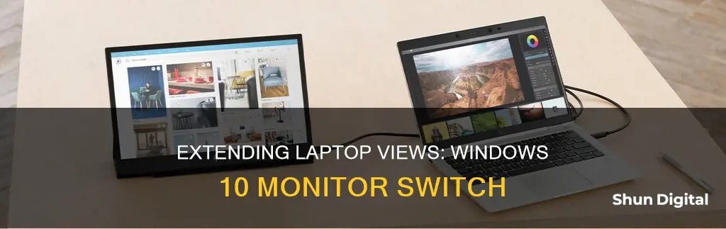 how to switch a monitor on a laptopwindows 10