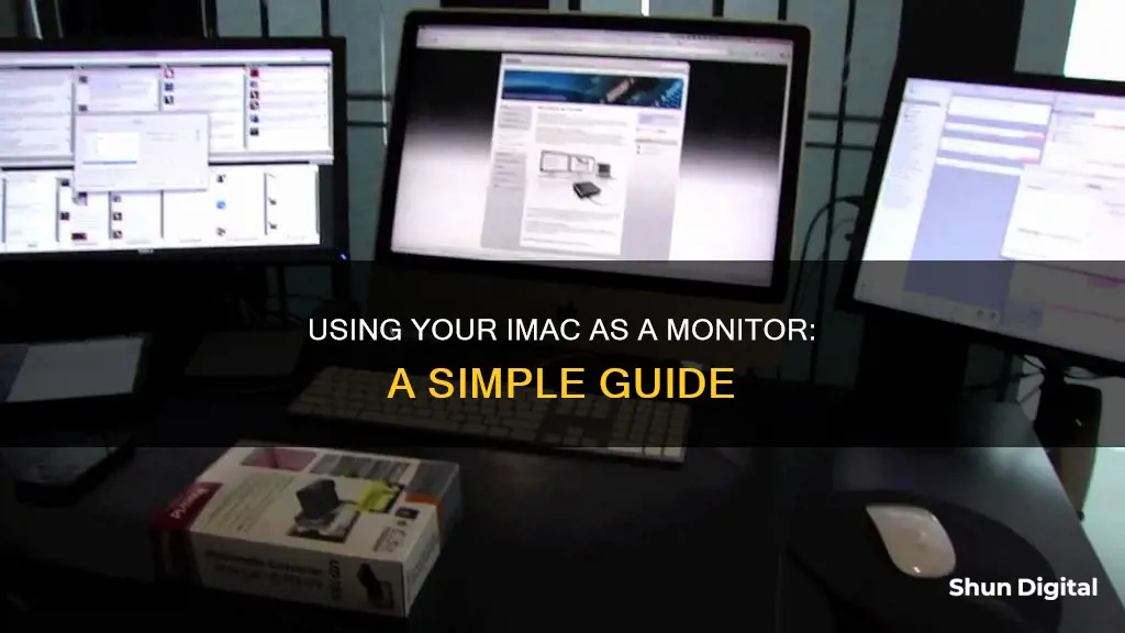 how to switch a monitor with your imac