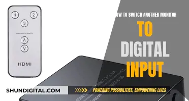 Switching Monitors to Digital Input: Easy Steps to Follow