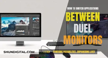 Seamlessly Switching Applications Across Dual Monitors