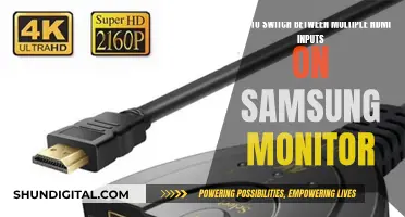 Switching HDMI Inputs: Samsung Monitor Guide