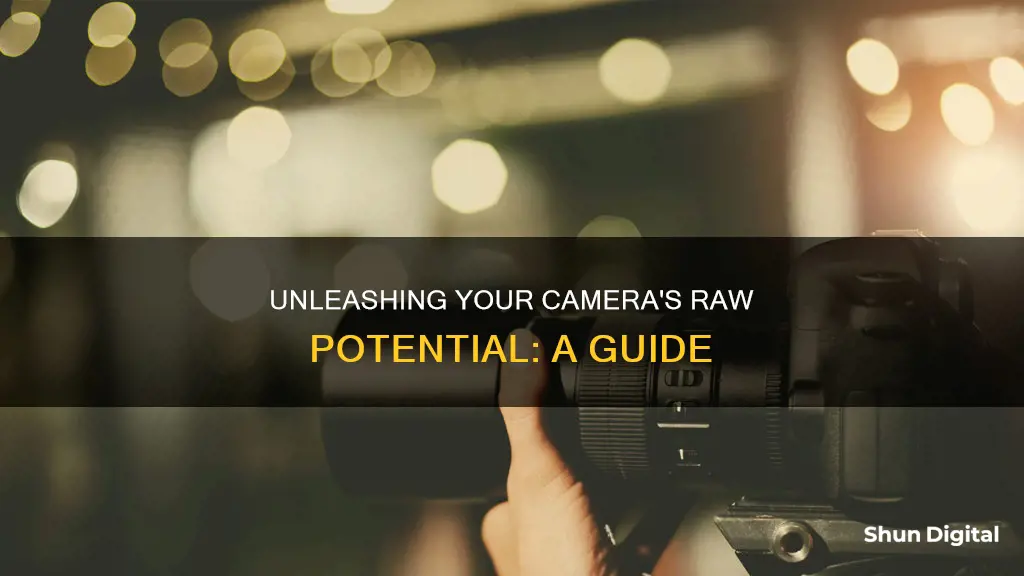 how to switch camera to shoot in raw