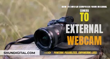 Switching Webcams: From Internal to External Camera