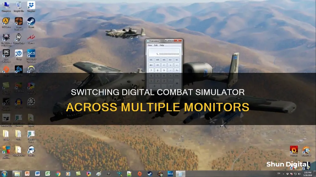 how to switch dcs between monitors