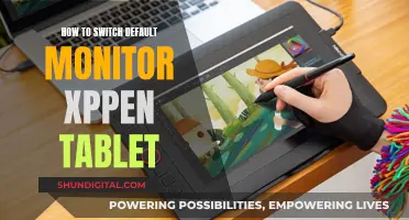 Easy Steps to Change Default Monitor on Xppen Tablet