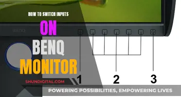 Switching Inputs on Your BenQ Monitor: A Simple Guide