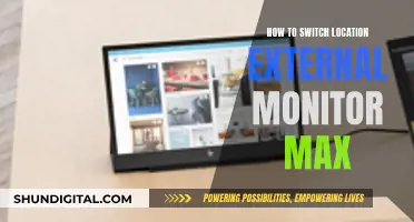 Maximizing External Monitor: Switching Location for Better Views