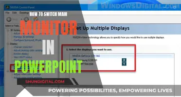 Switching Main Monitors: A Guide for PowerPoint Users