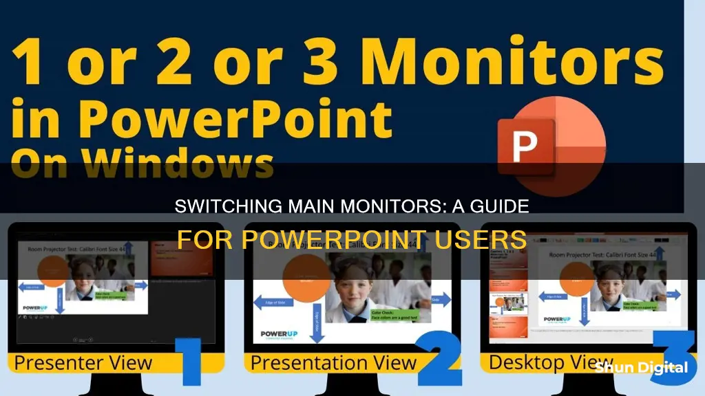 how to switch main monitor in powerpoint