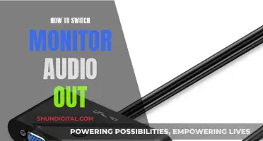 Switching Audio Output: Monitor Guide for Beginners