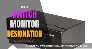 Easy Monitor Designation Switch: 8 to 10 in Simple Steps