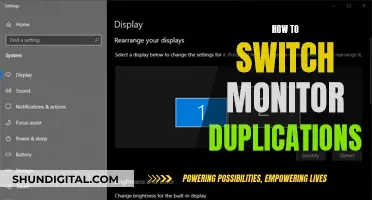 Easy Monitor Duplication Switch for a Better Viewing Experience