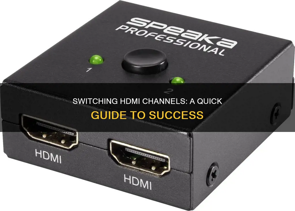 how to switch monitor hdmi channel