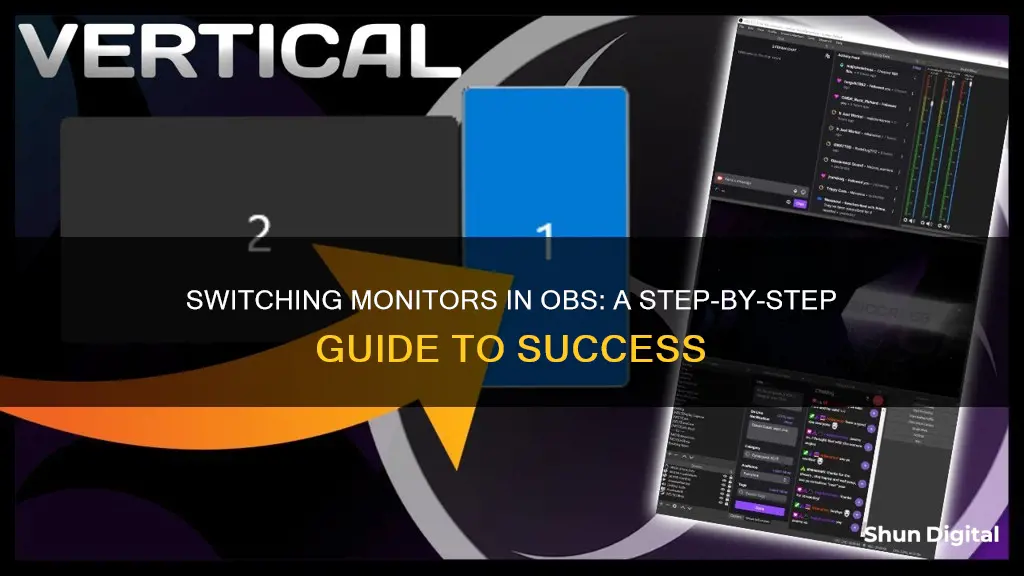 how to switch monitor on obs