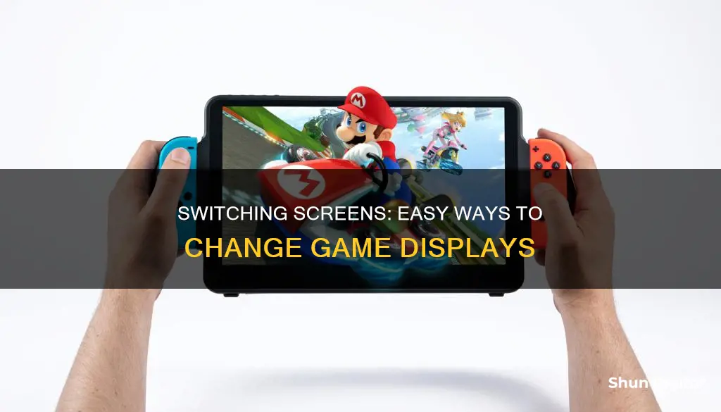 how to switch monitor where games open