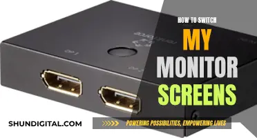 Easy Monitor Screen-Switching: 8 to 10 Steps