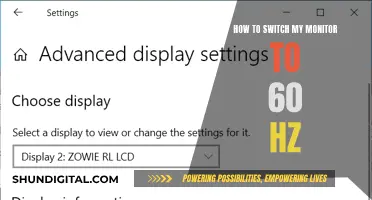 Simple Guide to Switch Your Monitor's Refresh Rate to 60Hz