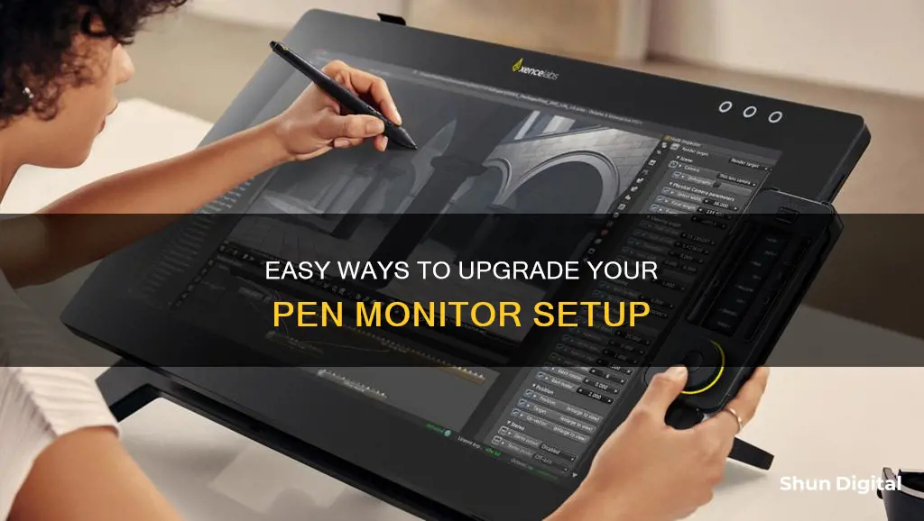 how to switch pen monitor