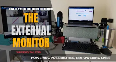 Controlling External Monitor: Switch Mouse to Extend Display