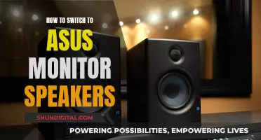 Switching Audio: ASUS Monitor Speakers Guide