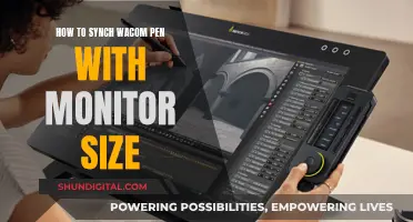 Syncing Wacom Pen Tips: Monitor Size Matters