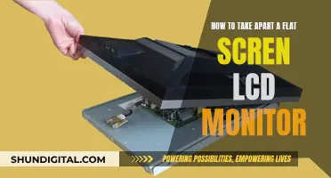 Dismantling a Flat-Screen LCD Monitor: Step-by-Step Guide