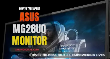 Dismantling the Asus MG28UQ Monitor: Step-by-Step Guide