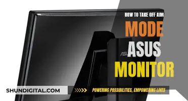 Disabling Aim Mode on ASUS Monitors: A Step-by-Step Guide