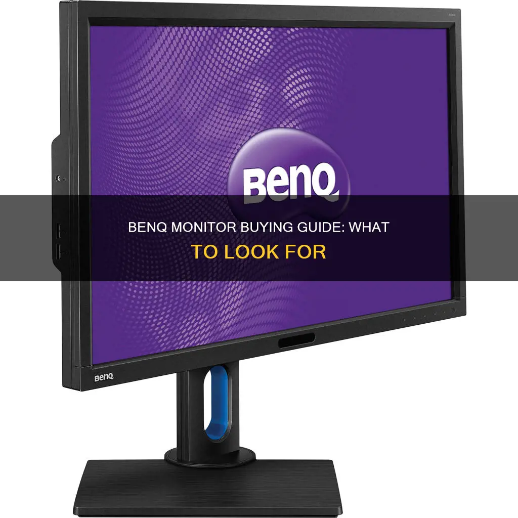 how to tell benq spefic monitor