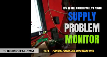 Troubleshooting Monitor Issues: Button Panel or Power Supply?