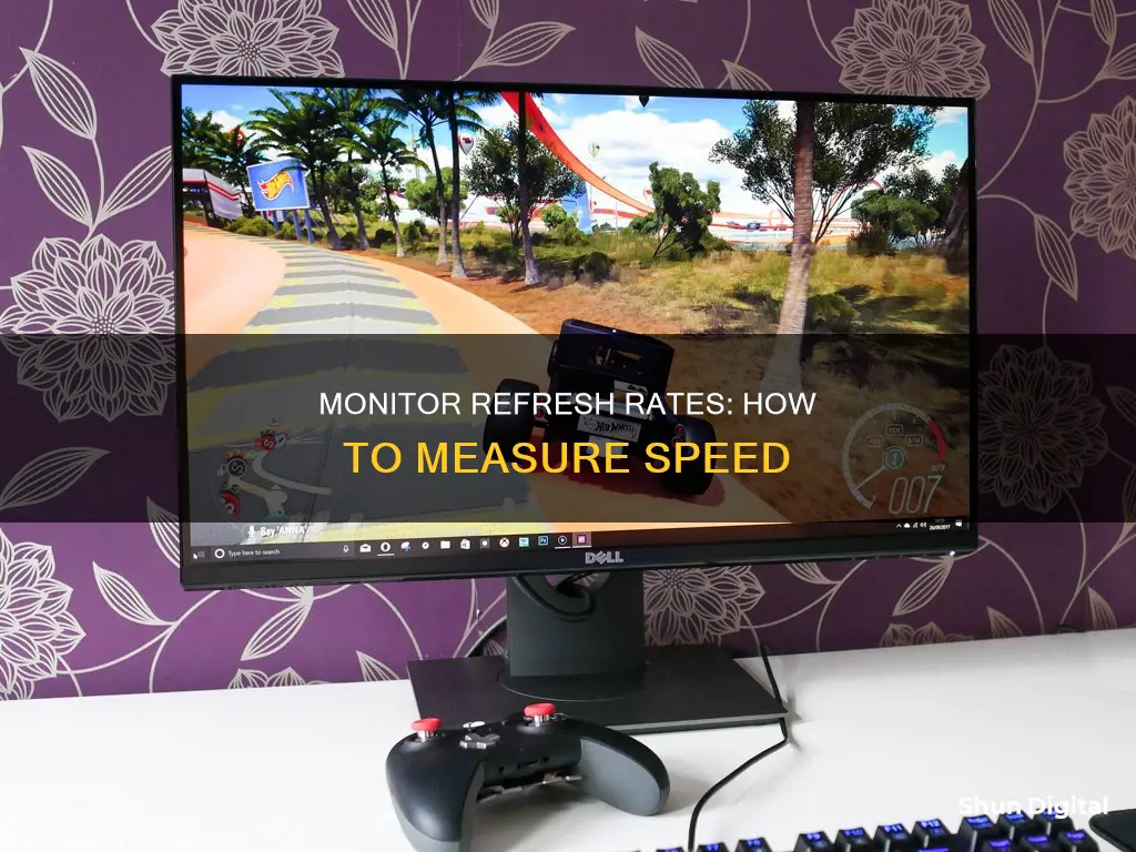 how to tell how fast your monitor is