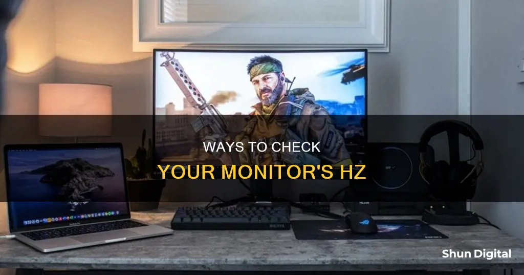 how to tell how many htz my monitor is