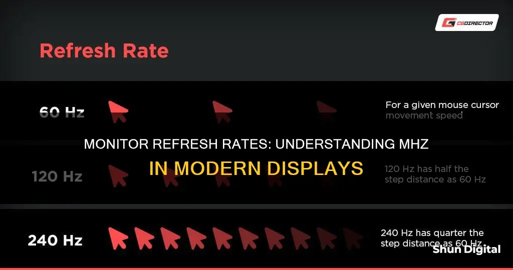 how to tell how many mhz my monitor is